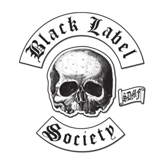 Black Label Society Back Patch sada nášivek