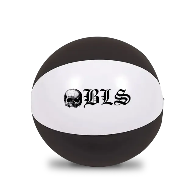 Black Label Society BLS plážový míč 9" černobílý